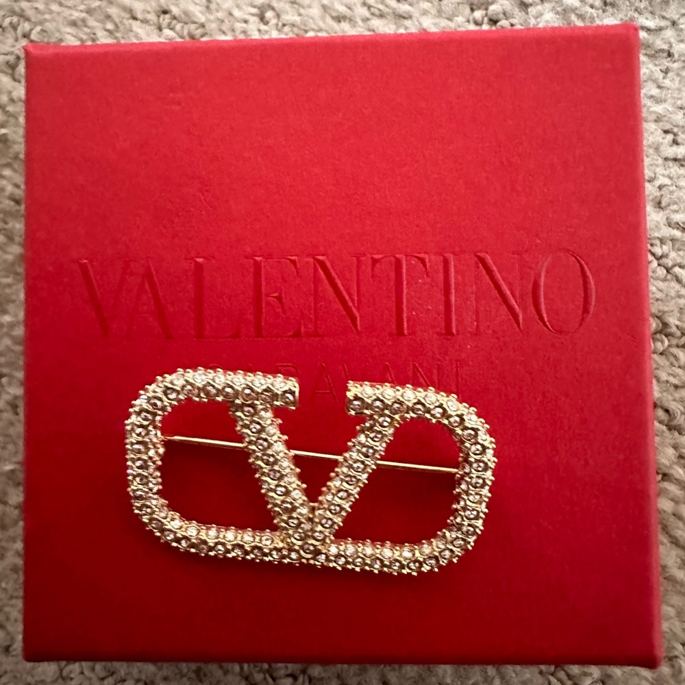 Authentic Valentino Brooch